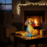 Elegant Poodle Charm Lamp