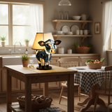 Enchanted Holstein Cow Lamp