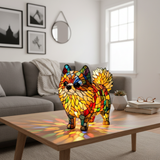 Vibrant Pomeranian Lamp