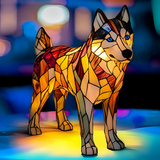 Nala the Enchanted Dog Lamp