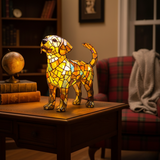 Clear Labrador Lamp