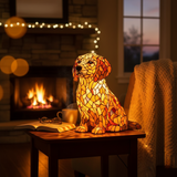 Lily the Spirit Golden Retriever Lamp