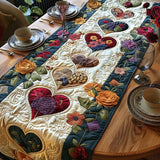 Quilted Table Runner – Floral Motif