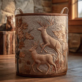Cedar Ridge Quilted Laundry Basket