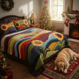 Sunflower Field 3-Piece Bedding Set