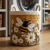 Daisy Bee Laundry Basket Quilted Laundry Basket