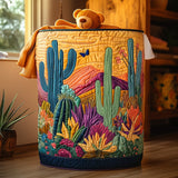 Desert Vibes Quilted Laundry Basket