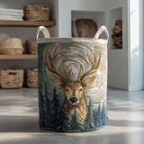 Highland Pines Quilted Laundry Basket