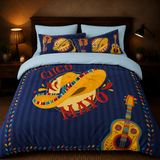 Blue Fiesta 3-Piece Bedding Set