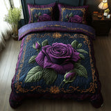 Violet Rose 3-Piece Bedding Set