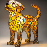 Clear Labrador Lamp