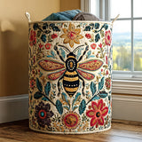 Meadow Spirit Quilted Laundry Basket