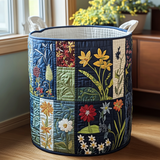 Nature Bliss Quilted Laundry Basket