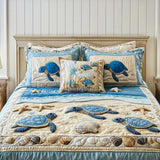 Ocean Waves 3-Piece Bedding Set