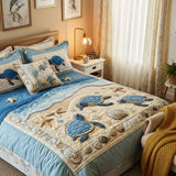 Ocean Waves 3-Piece Bedding Set