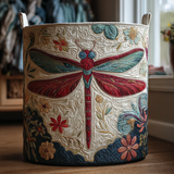 Pure Dragonfly Quilted Laundry Basket