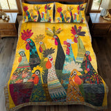 Morning Rooster 3-Piece Bedding Set