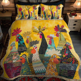 Morning Rooster 3-Piece Bedding Set