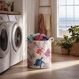 Turtle Dreams Quilted Laundry Basket