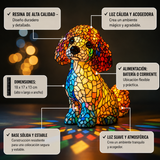 Elegant Poodle Charm Lamp