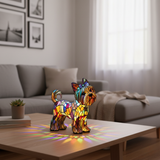 Radiant Yorkshire Terrier Lamp