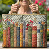 Enchanted Library Quilted Tote Bag