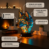 Bo the Enchanting Wolf-Shaped Lamp